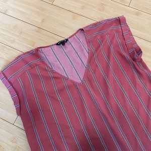 EXPRESS Striped Work Blouse